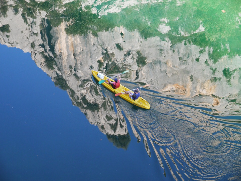 Saint-Julien-du-Verdon, the best places to kayak in the Gorges du Verdon